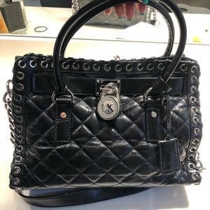 BLACK LIMITED EDITION LEATHER MICHAEL KORS PURSE